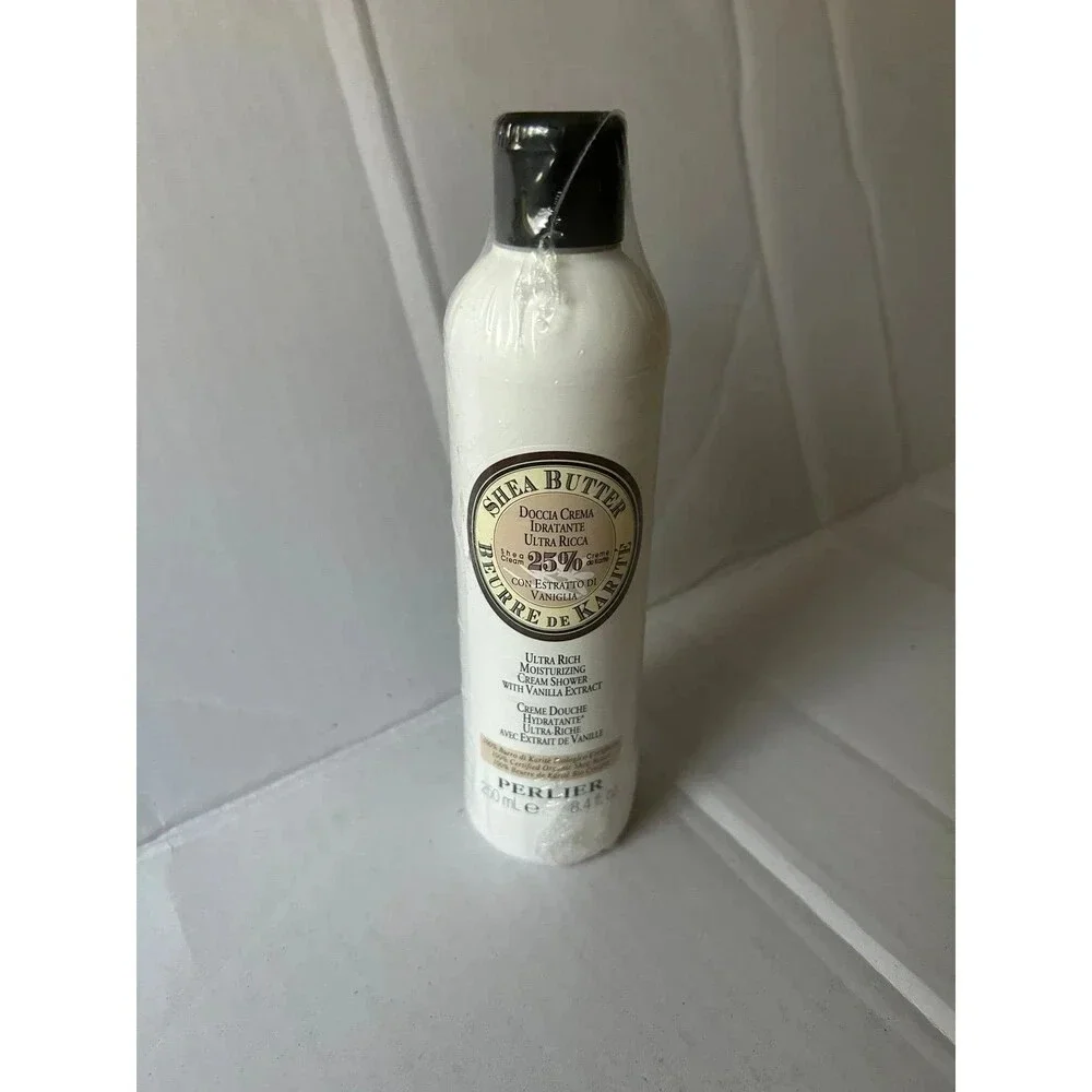 Perlier Shea Butter Ultra Rich Moisturizing Cream Shower With Vanilla Extract